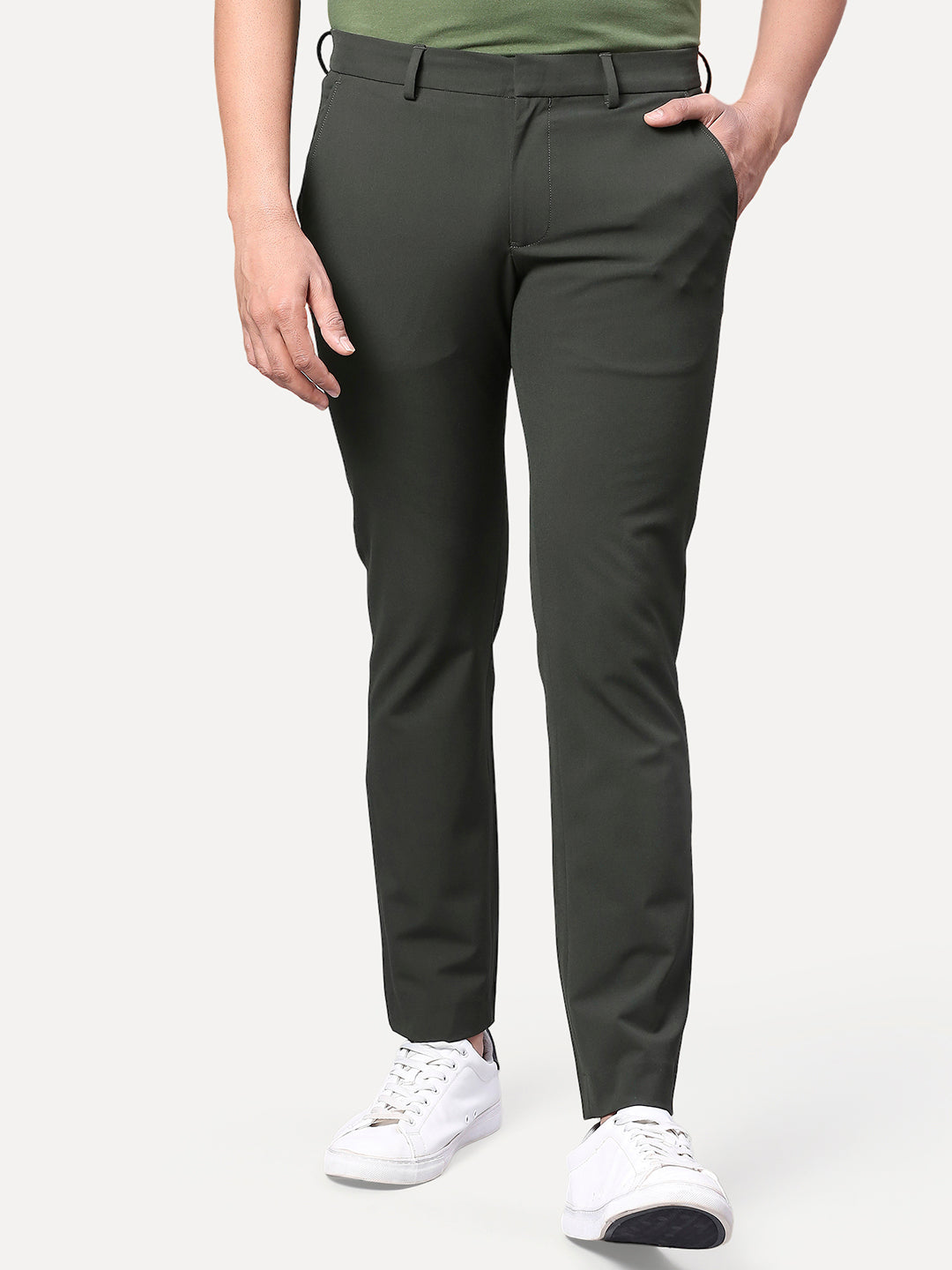 olive workday trouser for men