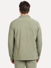 Cotton Tech Fig Green Weekday Shacket