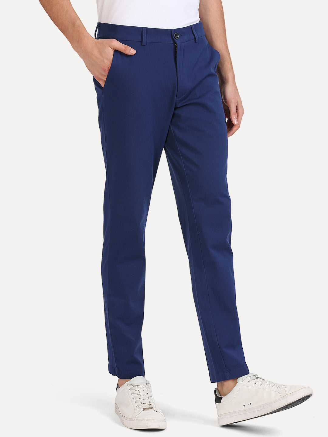 Cotton Tech Electric Blue Zest Trouser