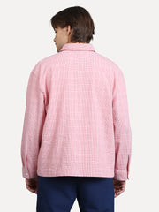 Soft Touch Pink Frosty Shacket