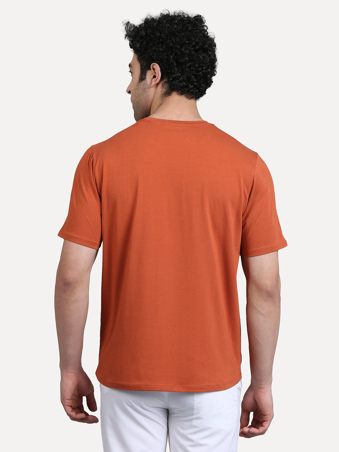 Baked Clay Round Neck Tee