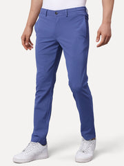 regular cobalt blue trouser for men