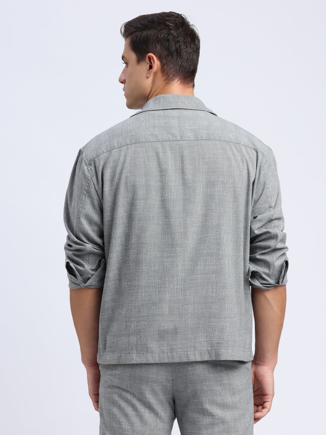 Soft Touch Harmony Grey Shacket