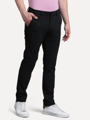 Superflex Black Routine Trouser