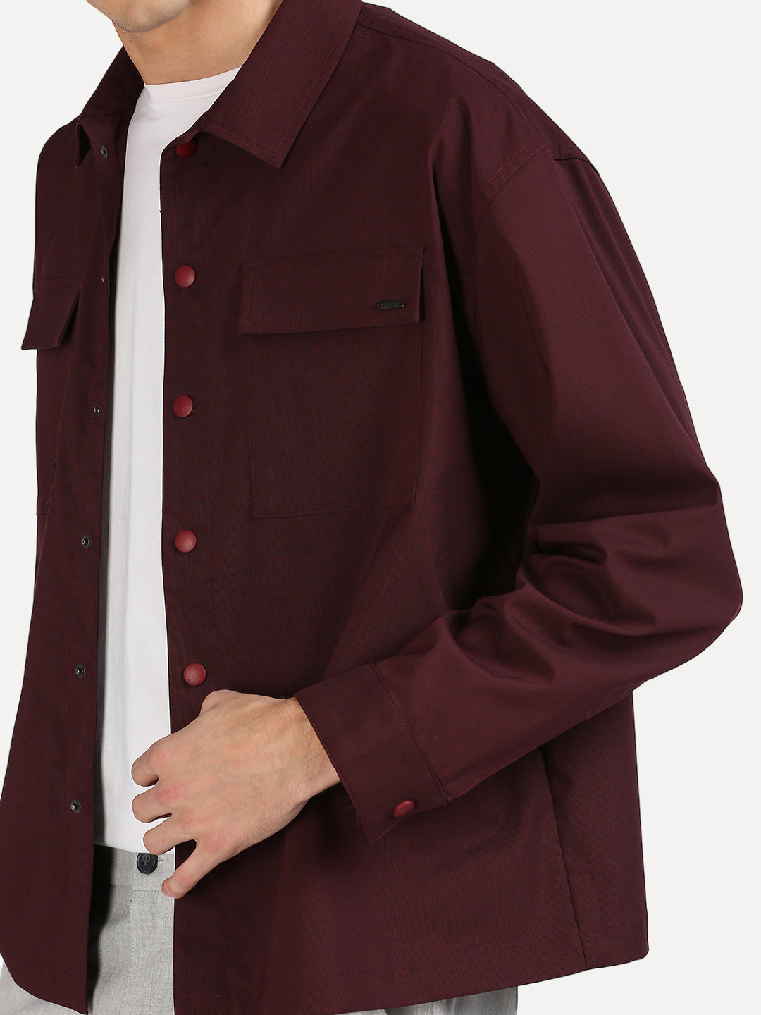 Soft Touch Wine Blaze Shacket