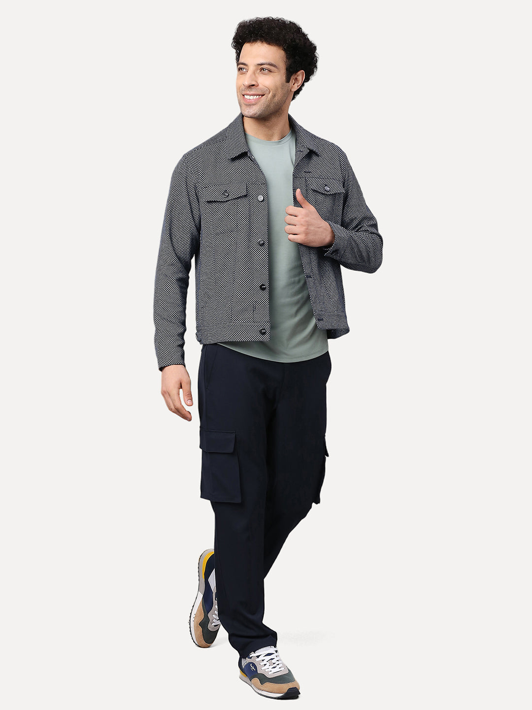 Soft Touch Navy Encircle Shacket