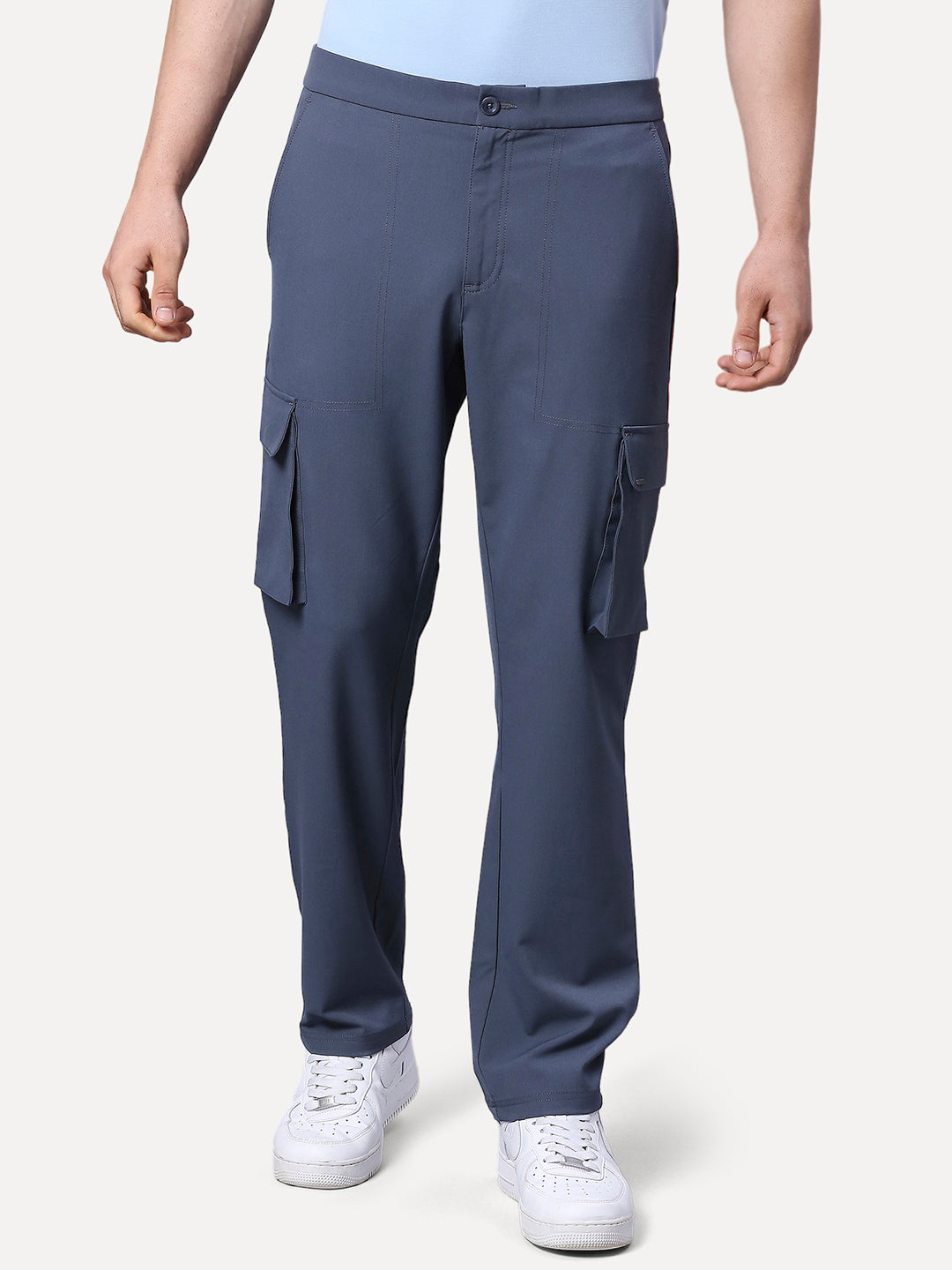 Hyperflex Steel Grey Highlight Cargo Trouser