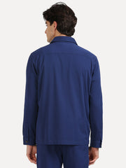 Cotton Tech Electric Blue Weekday Shacket