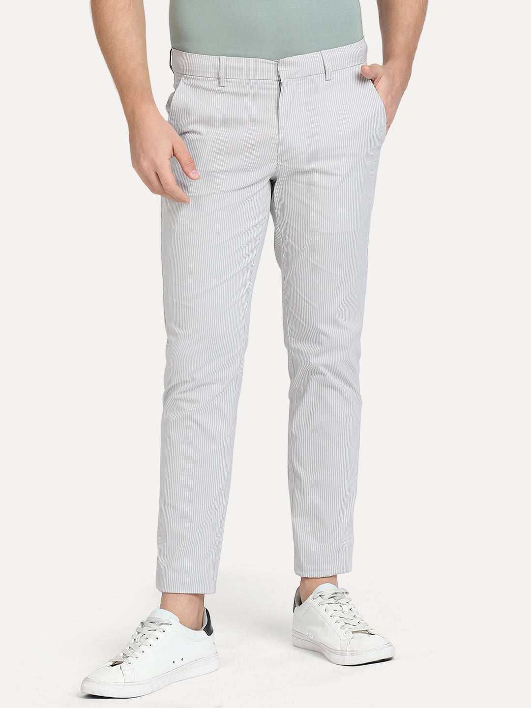 Cotton Tech Grey Unit Trouser