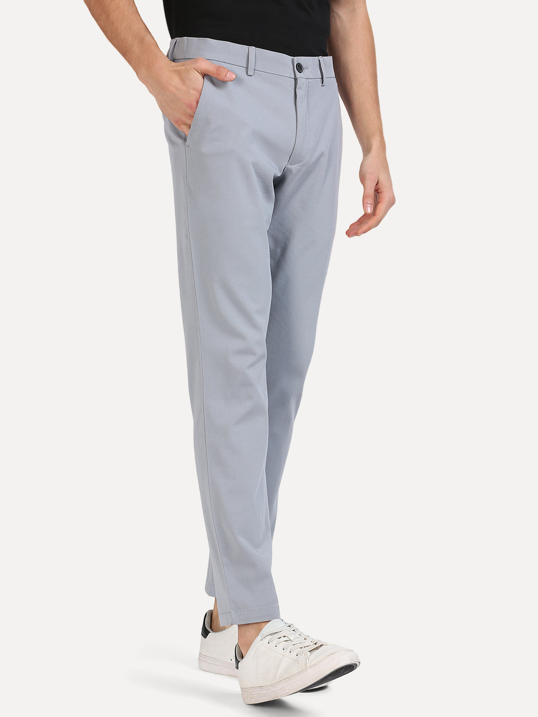 Cotton Tech Grey Zest Trouser