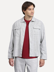 Soft Touch Harmony Ivory Shacket