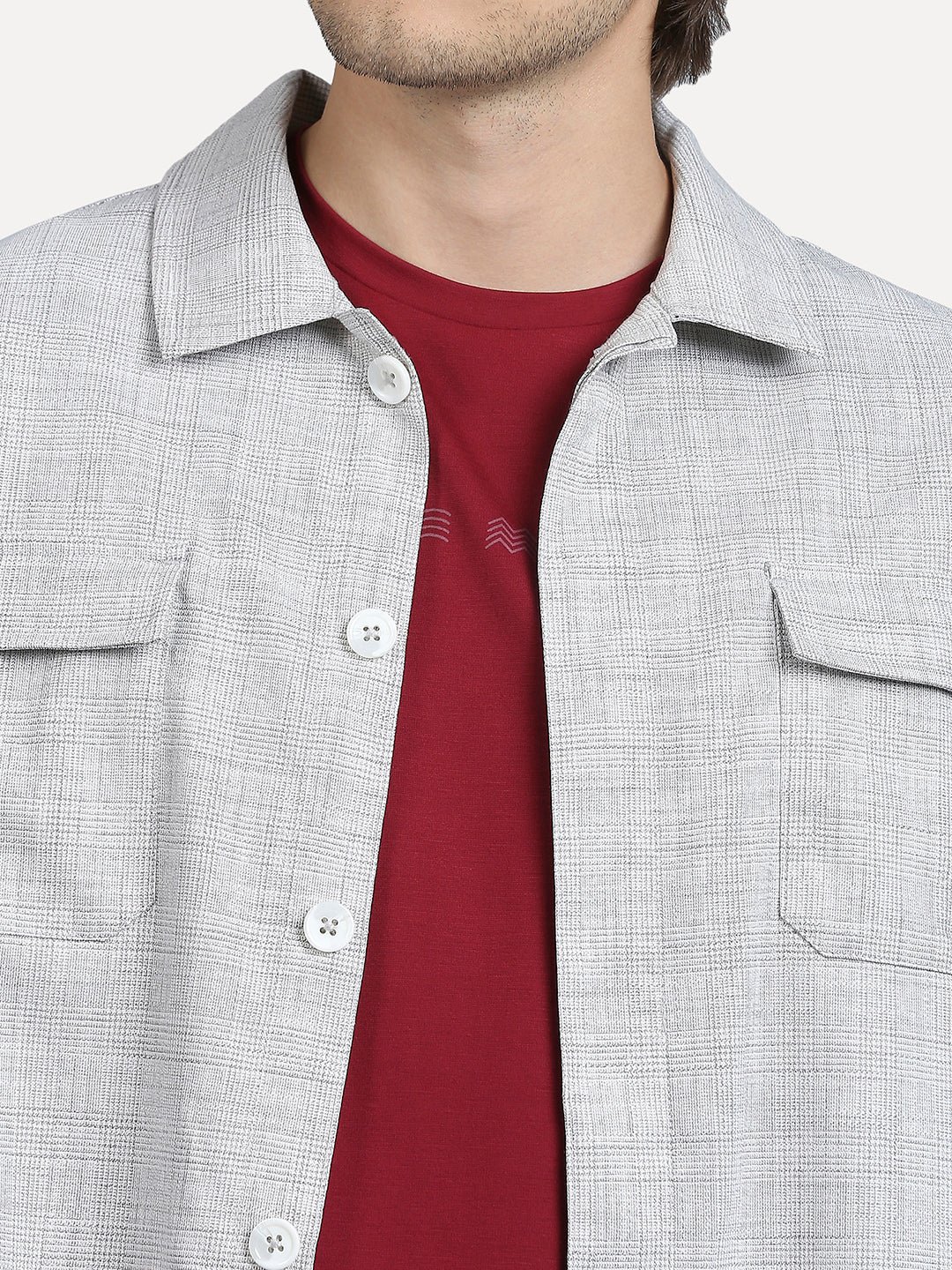 Soft Touch Harmony Ivory Shacket