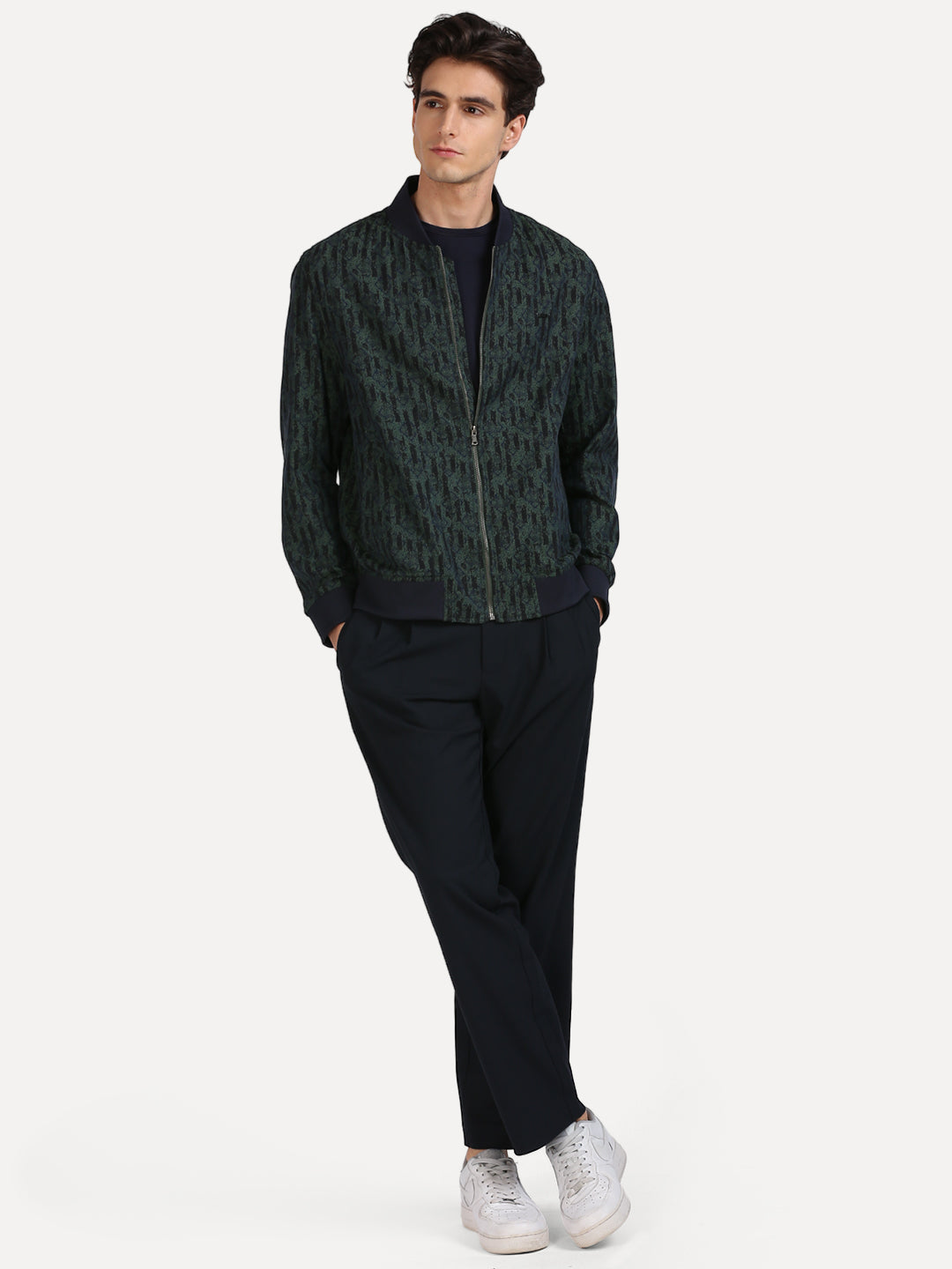 dark green shacket for men 