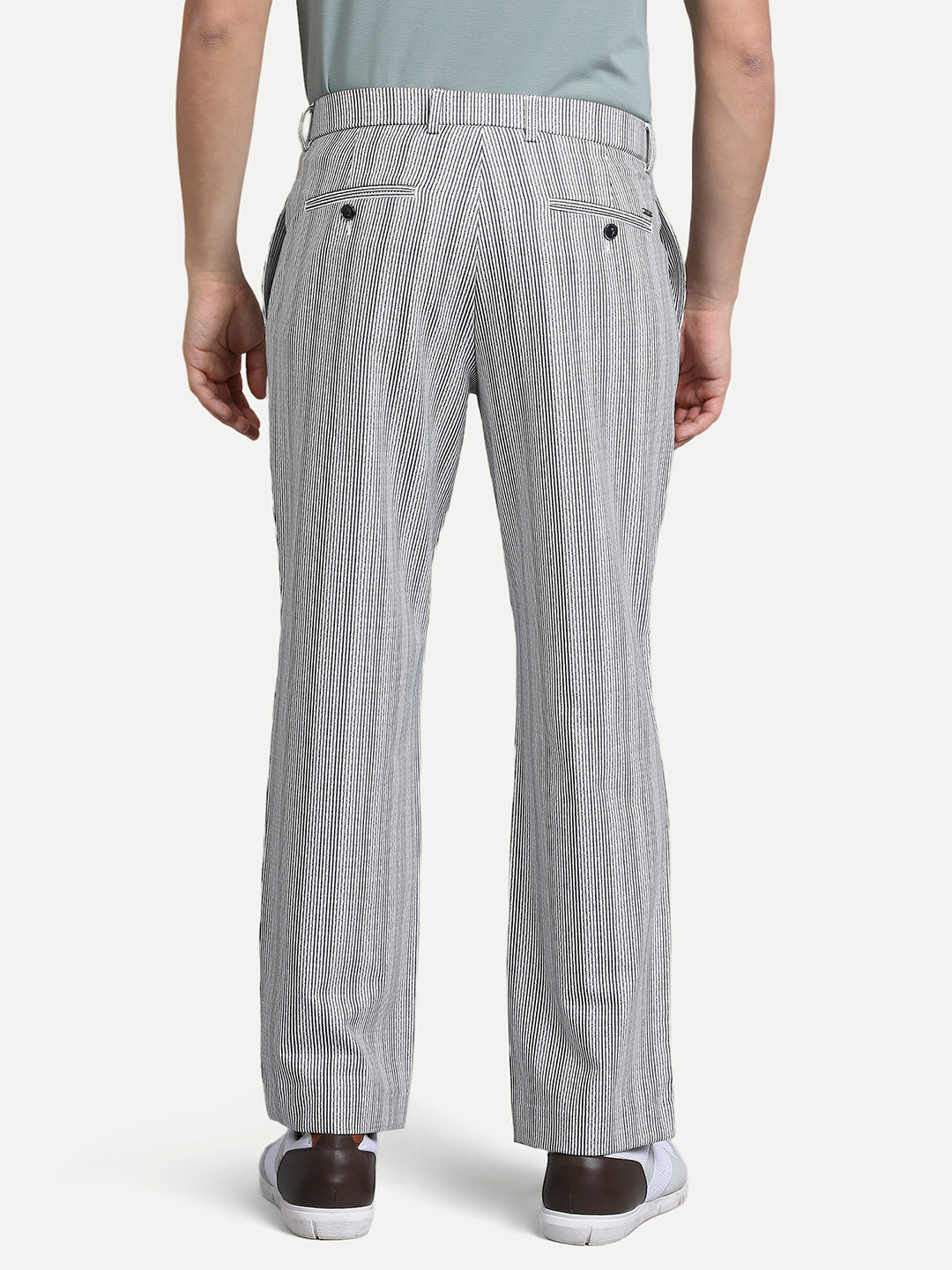Soft Touch Offwhite Chisel Trouser