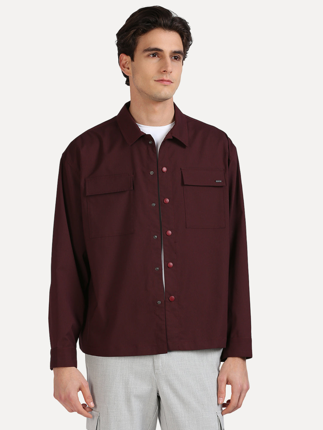 Soft Touch Wine Blaze Shacket