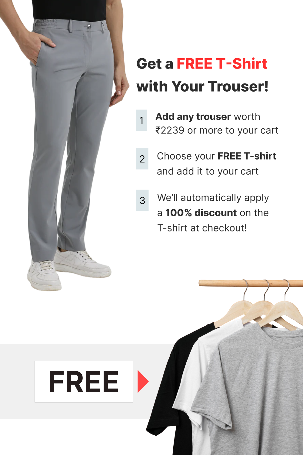 Stretchable Denim Backpacker Pants